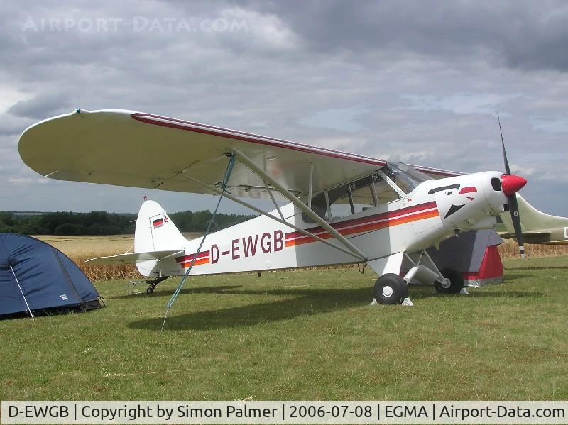D-EWGB, 1960 Piper PA-18-150 Super Cub Super Cub C/N 18-7442, Super Cub
