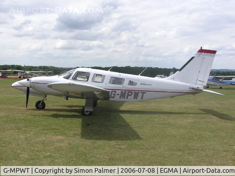 G-MPWT, 1983 Piper PA-34-220T C/N 34-8333068, PA34 Seneca