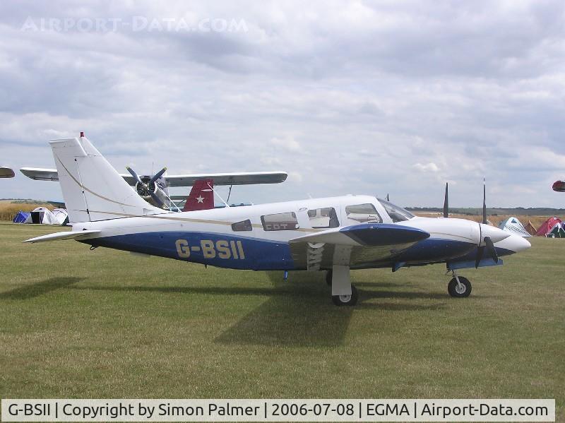 G-BSII, 1980 Piper PA-34-200T Seneca II C/N 34-8070336, PA34 Seneca