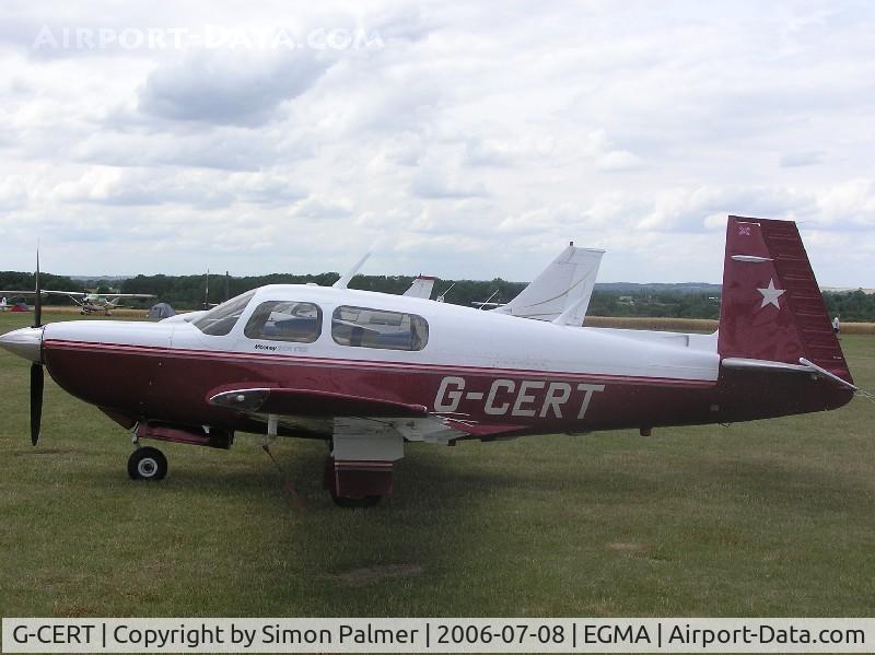 G-CERT, 1987 Mooney M20K C/N 25-1134, Mooney M20K