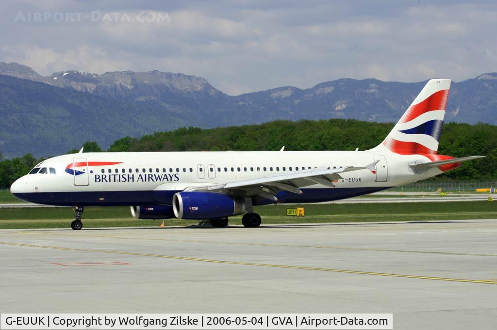 G-EUUK, 2002 Airbus A320-232 C/N 1899, visitor