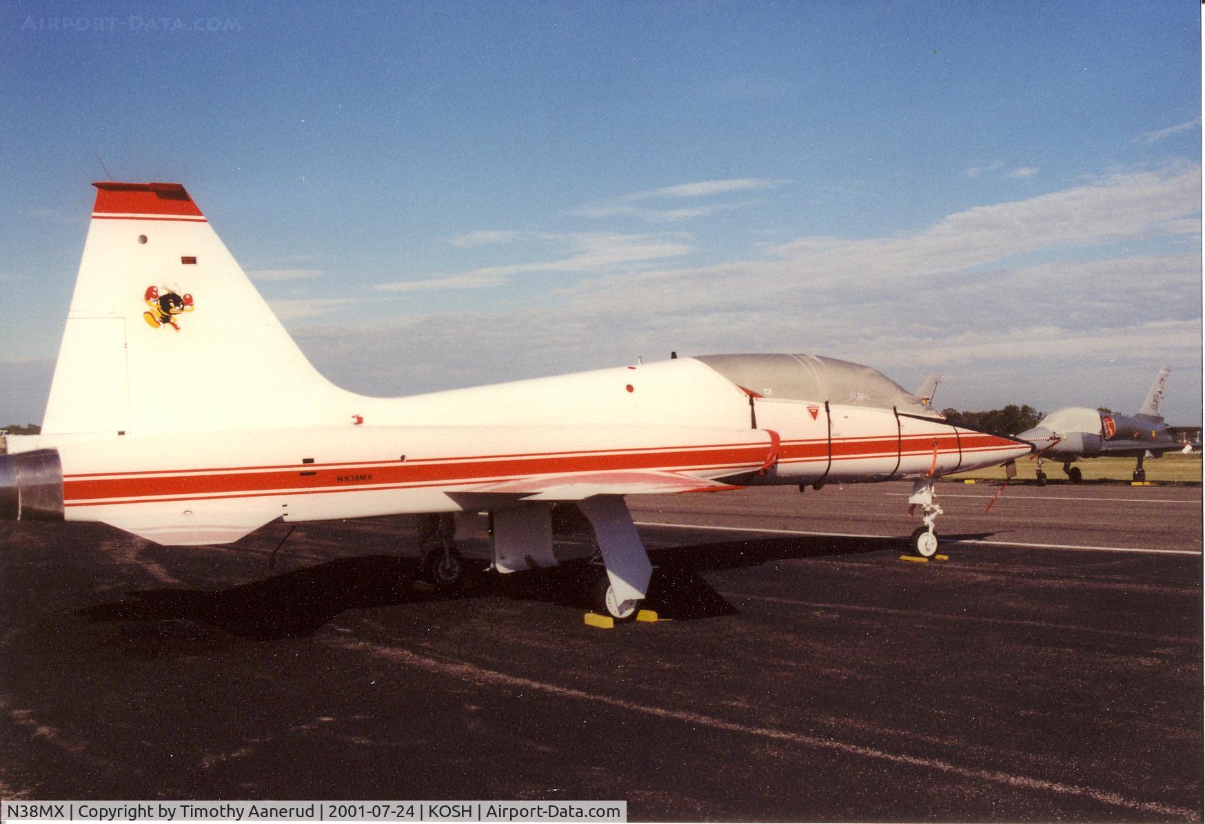 N38MX, 1965 Northrop T-38A-60-NO  Talon C/N N.5784, T38 at Oshkosh 2001