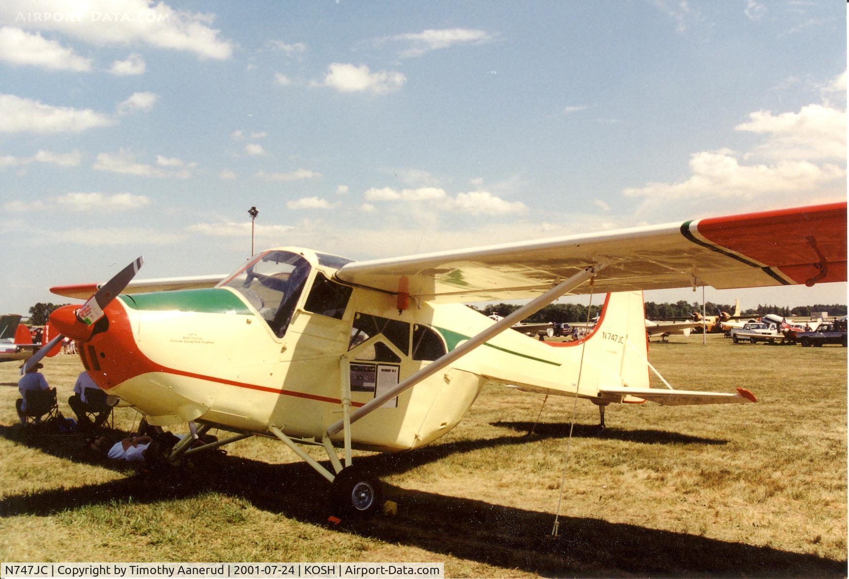 N747JC, Edgar Percival EP-9 Prospector C/N 39, Oshkosh 2001