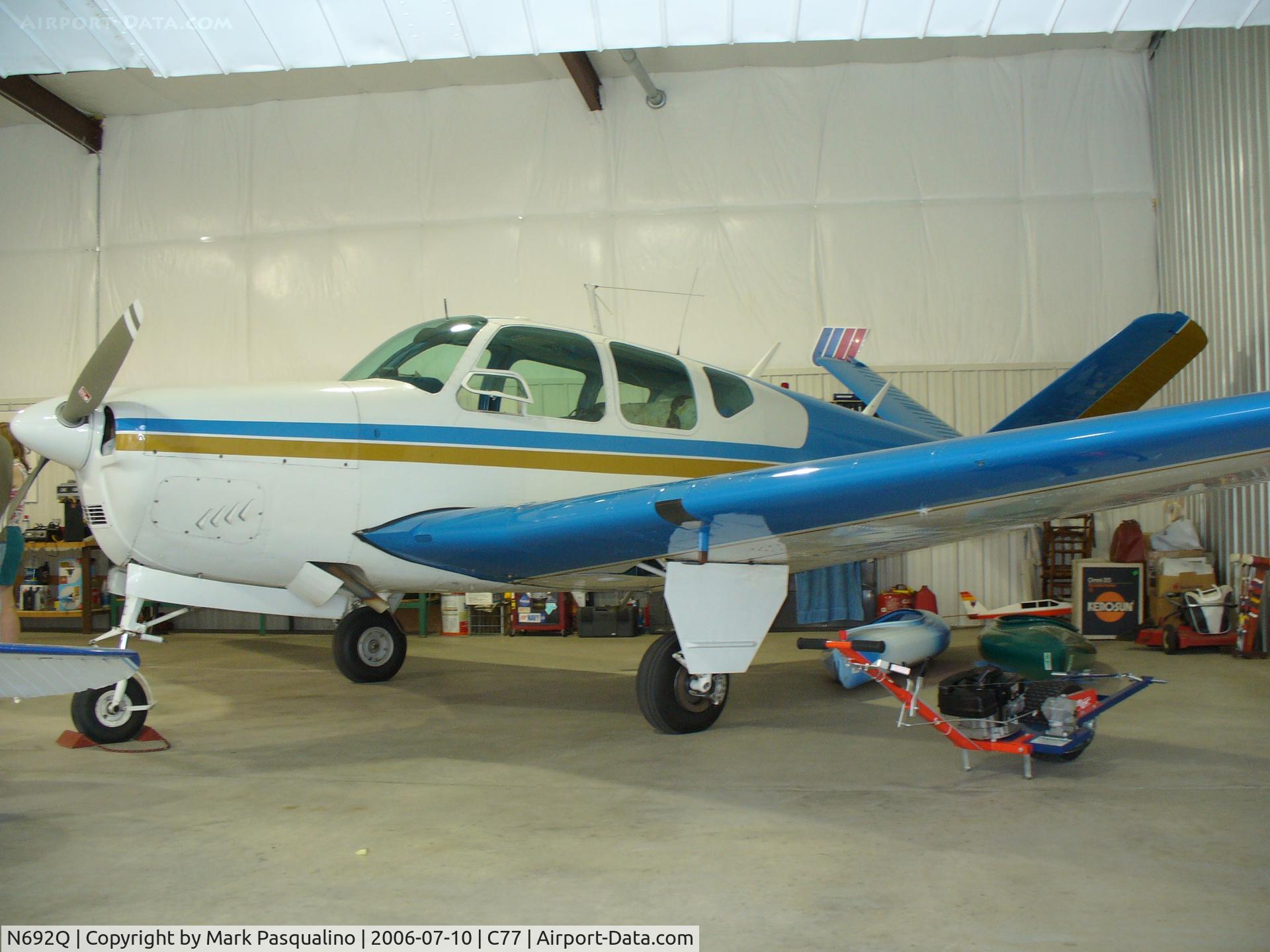 N692Q, 1959 Beech K35 Bonanza C/N D-6112, Beech K35