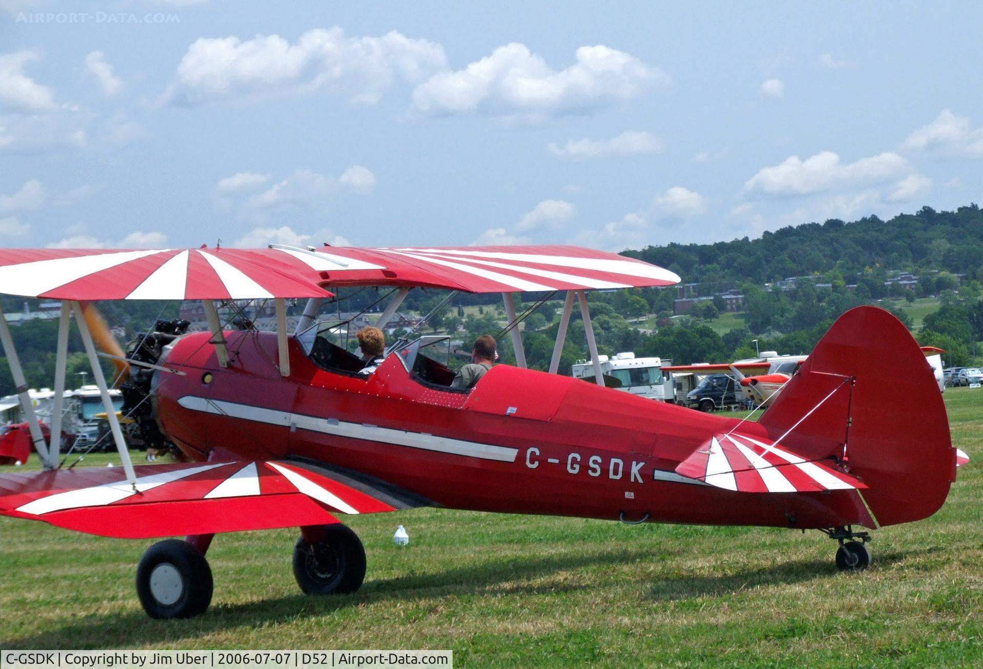 C-GSDK, 1941 Boeing D75N1 C/N 75 5227, at the Geneseo show