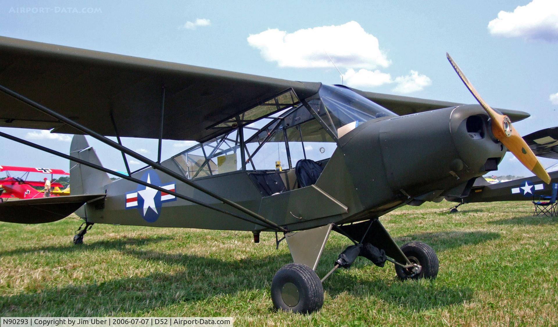 N90293, 1981 Wag-Aero CUBy L21B-135 C/N 690, at the Geneseo show