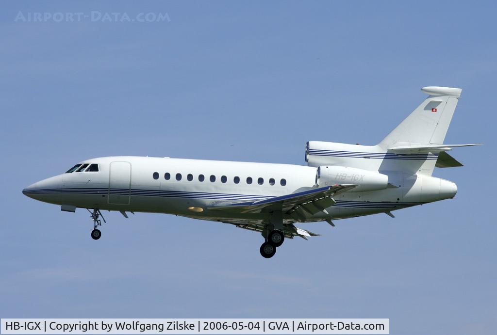 HB-IGX, 2001 Dassault Falcon 900EX C/N 86, visitor