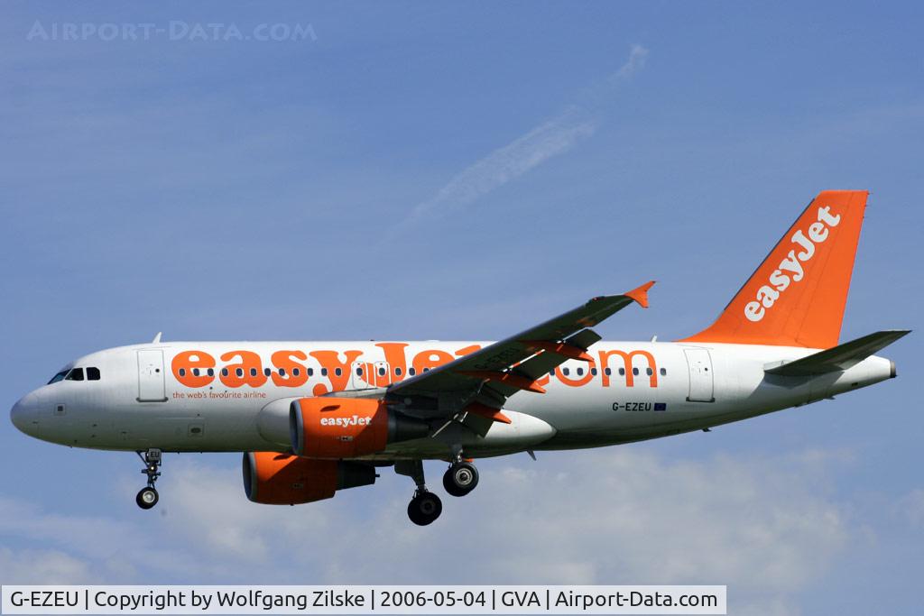 G-EZEU, 2004 Airbus A319-111 C/N 2283, visitor