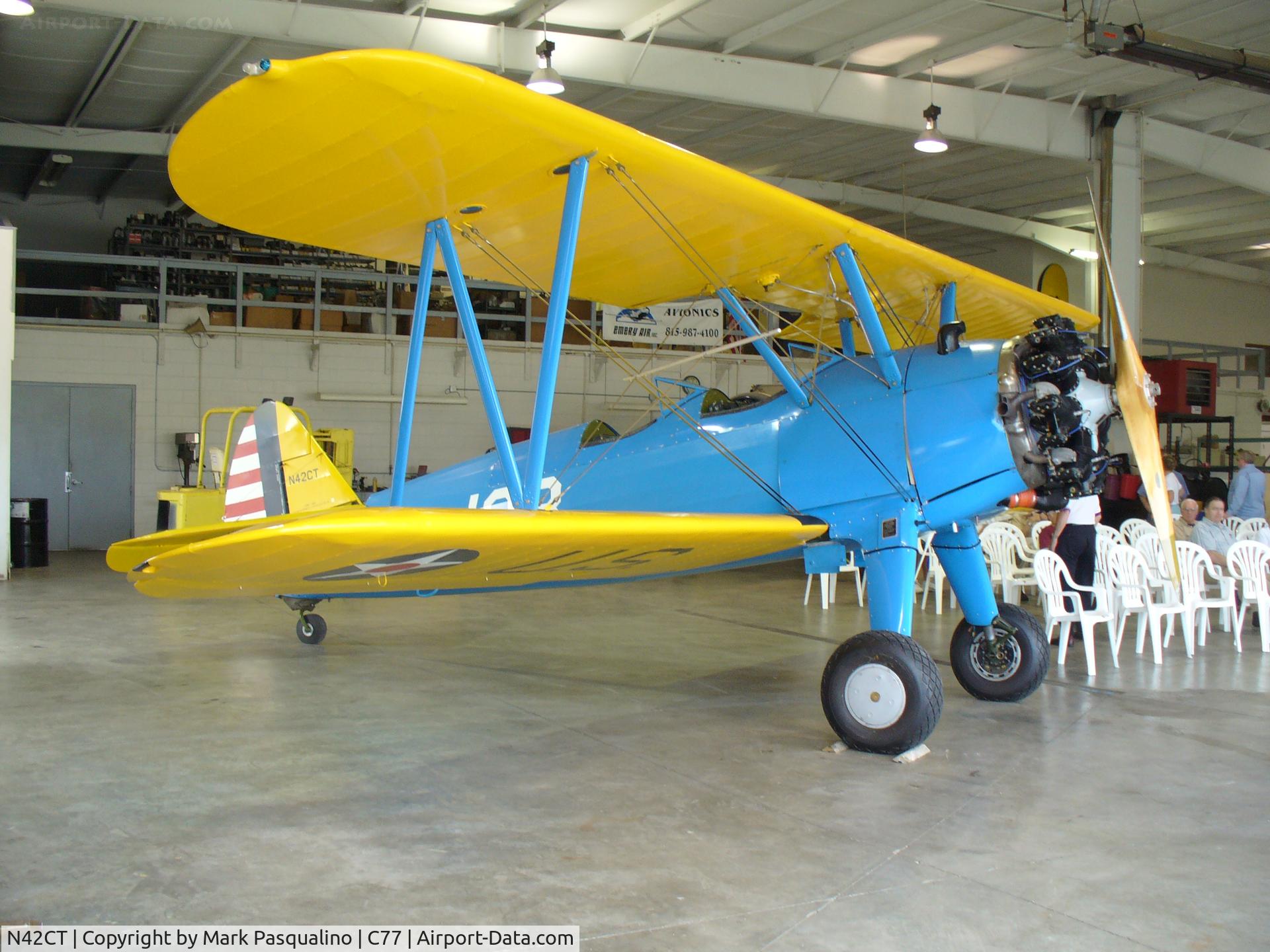 N42CT, 1942 Boeing A75N1(PT17) C/N 75-8614, Stearman