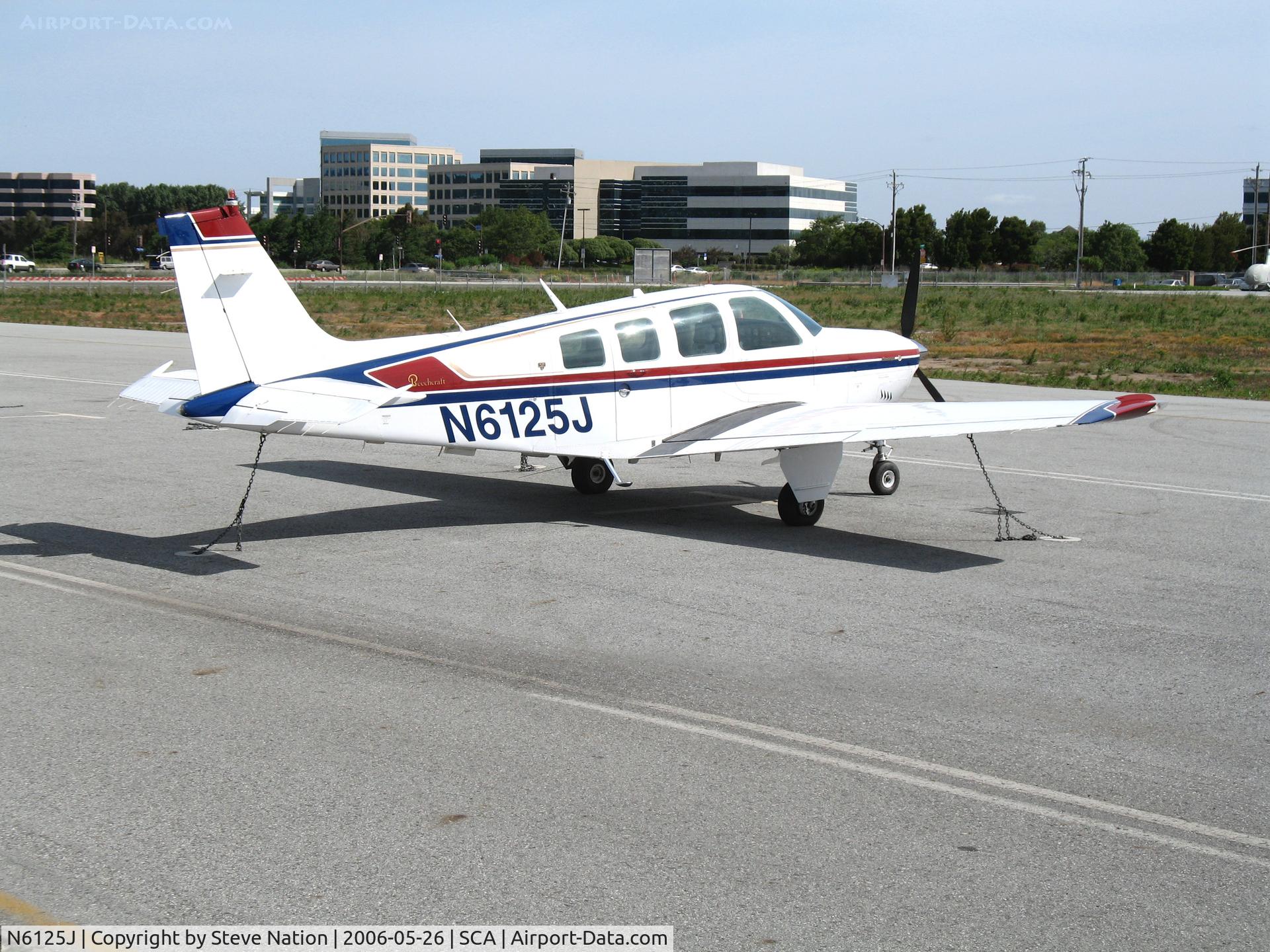 N6125J, 1982 Beech A36 Bonanza 36 C/N E-1949, Stamm & McCormick LLC 1982 Beech A36 @ San Carlos Municipal Airport, CA