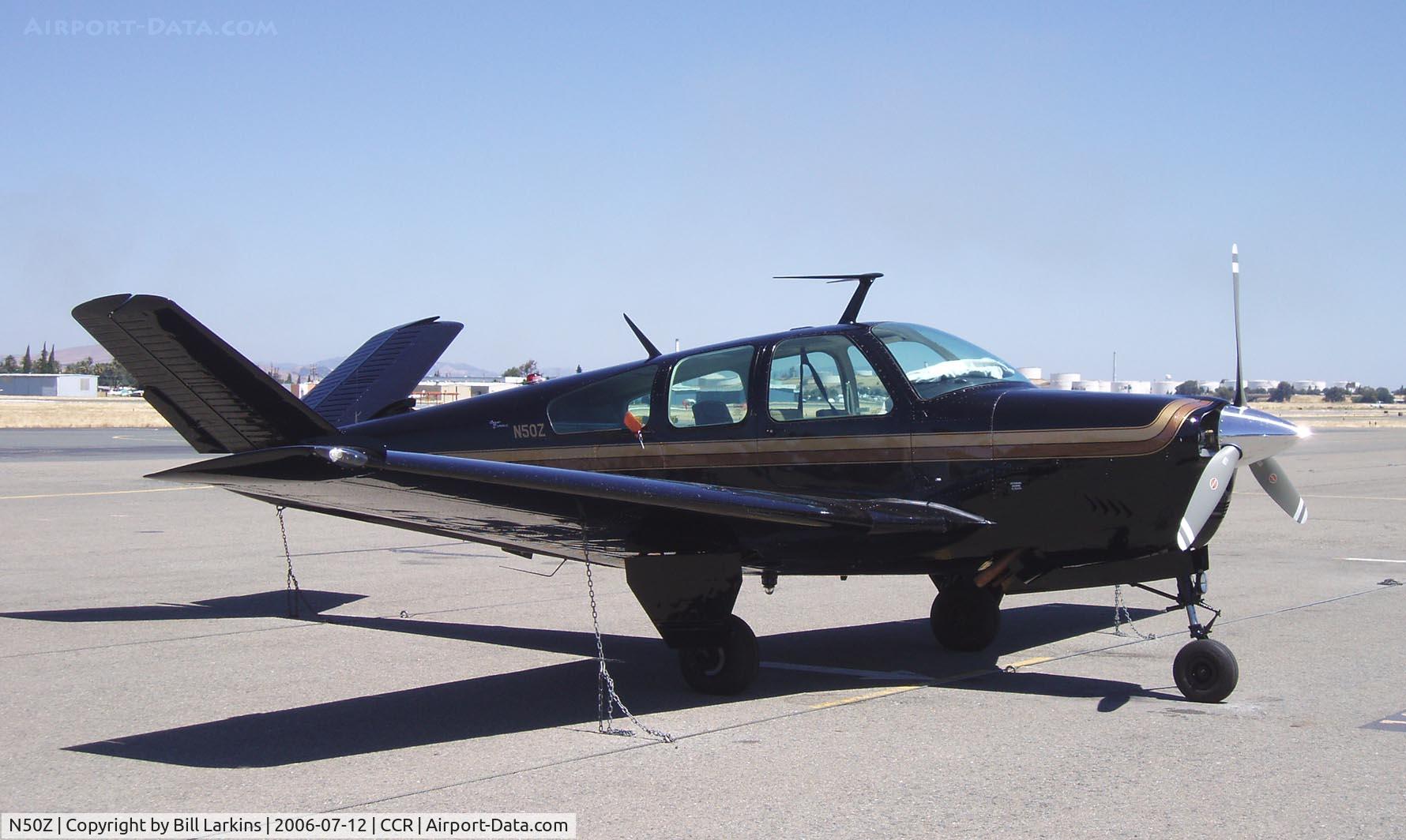 N50Z, 1969 Beech V35A Bonanza C/N D-8929, Unusual black and gold Bonanza