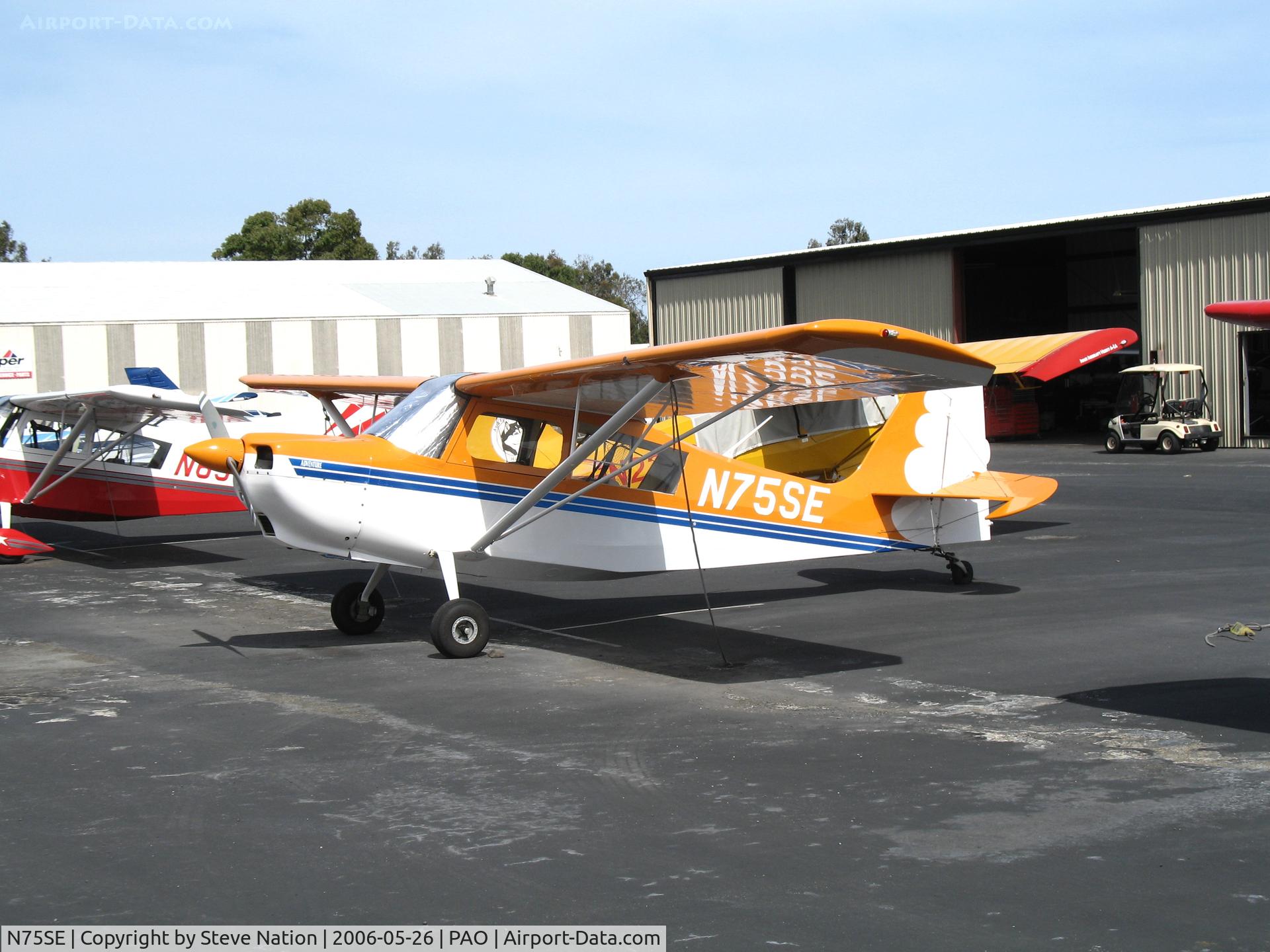 N75SE, 2005 American Champion 7GCAA Citabria C/N 495-2005, Andy's FS 2005 American Champion 7GCAA @ Palo Alto Municipal Airport, CA