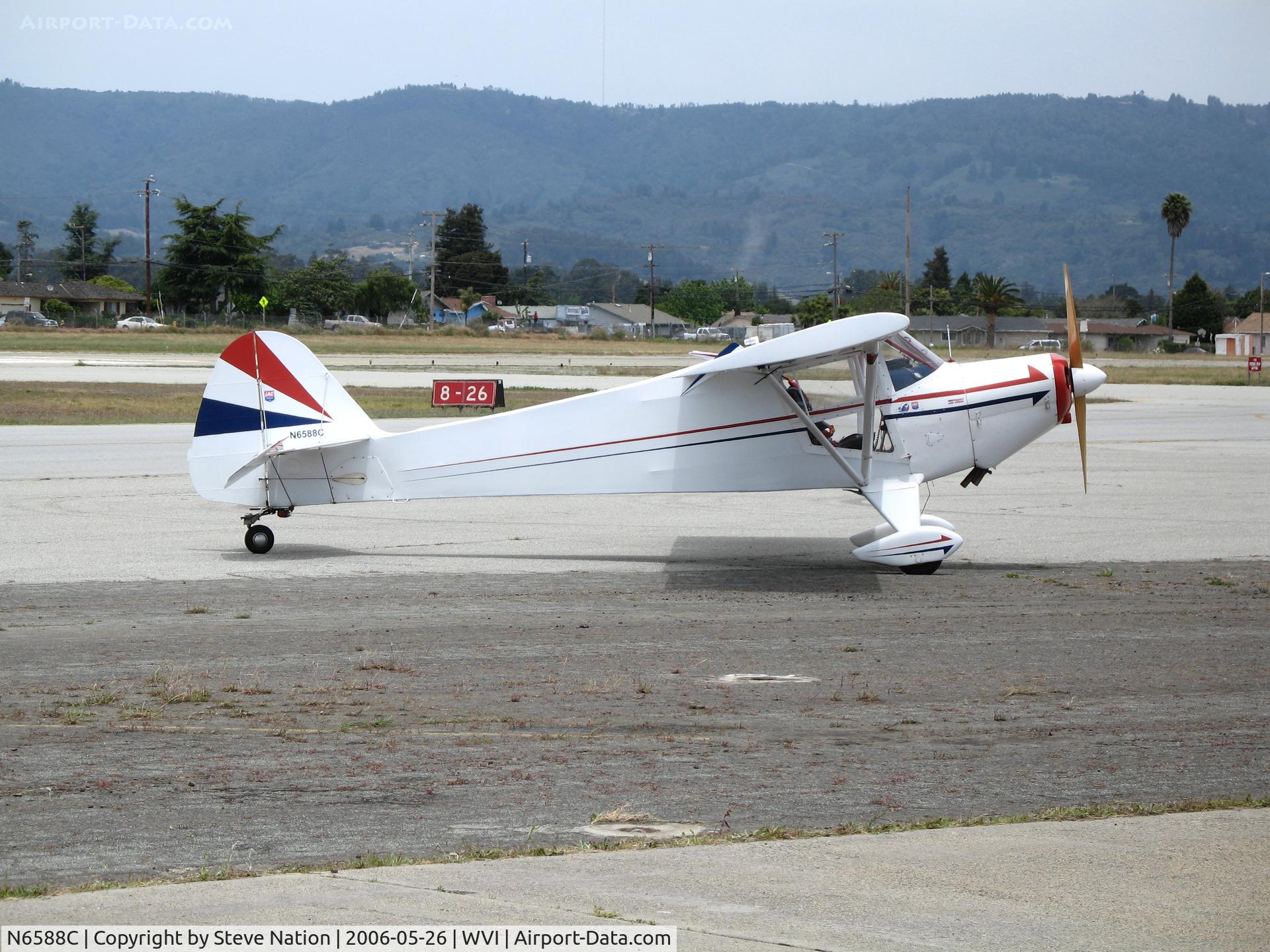 N6588C, 1992 Taylorcraft/Swick T-Clips C/N 1, Bill McCain 1992 SWICK-T homebuilt @ Watsonville Municipal Airport, CA