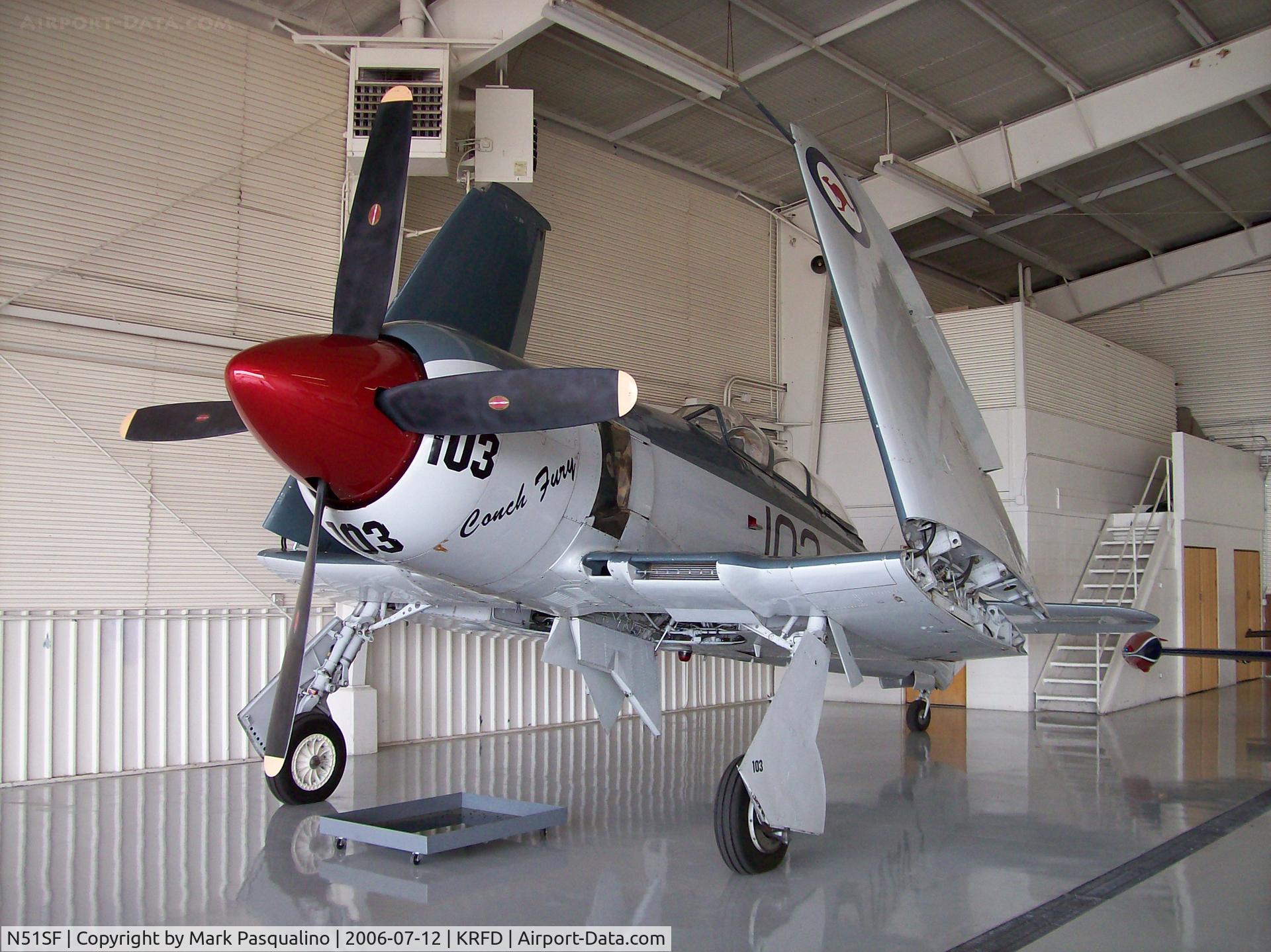 N51SF, 1948 Hawker Sea Fury T.20 C/N ES.3613, Hawker Sea Fury  TMK-20