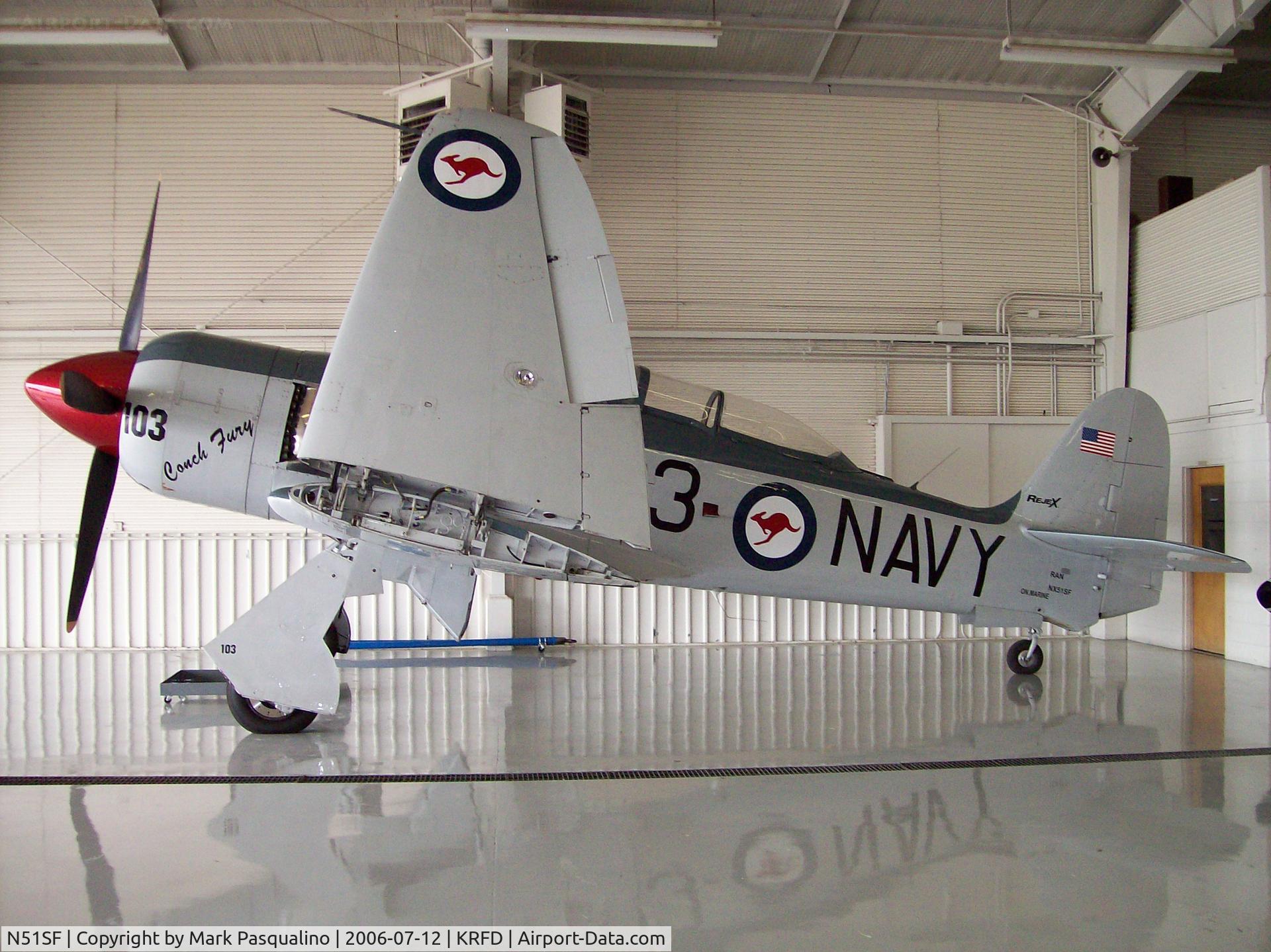 N51SF, 1948 Hawker Sea Fury T.20 C/N ES.3613, Hawker Sea Fury  TMK-20