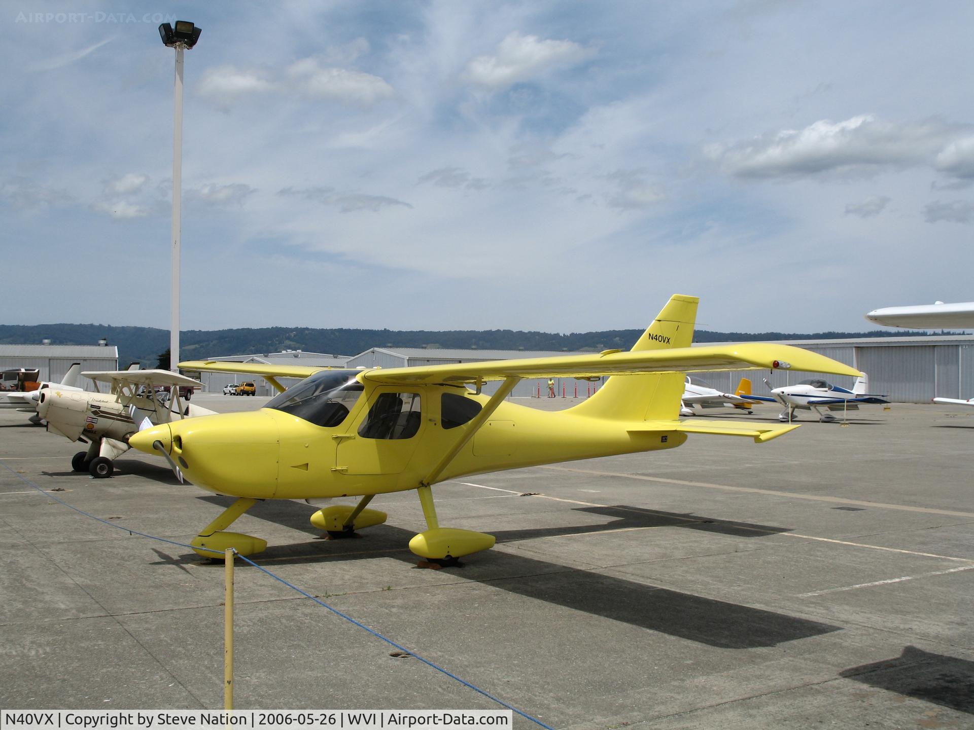 N40VX, 1998 Stoddard-Hamilton GlaStar C/N 5040, Beautiful all yellow 1998 Sibley GLASTAR @ Watsonville Municipal Airport, CA