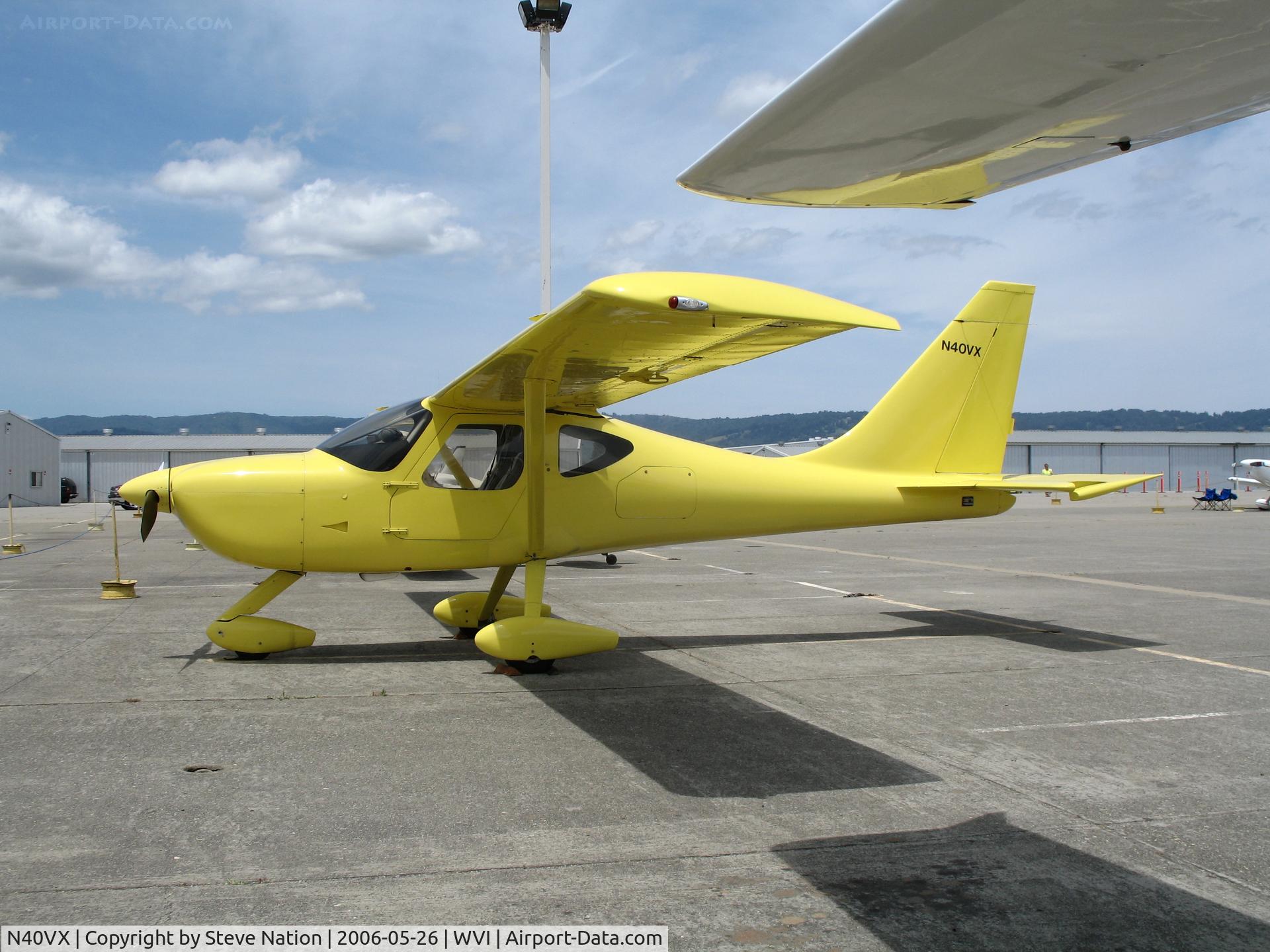 N40VX, 1998 Stoddard-Hamilton GlaStar C/N 5040, Beautiful all yellow 1998 Sibley GLASTAR @ Watsonville Municipal Airport, CA
