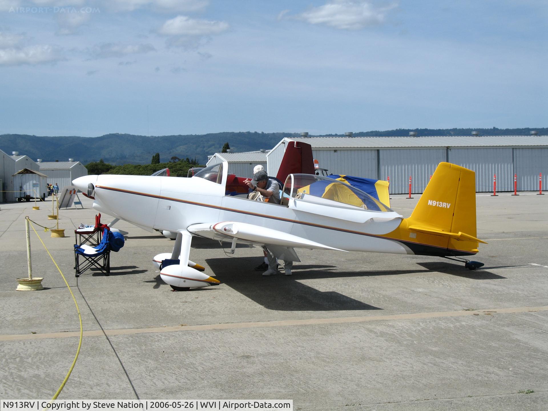 N913RV, 2004 Vans RV-8 C/N 80926, Bower 2004 VANS RV-8 homebuilt @ Watsonville Municipal Airport, CA
