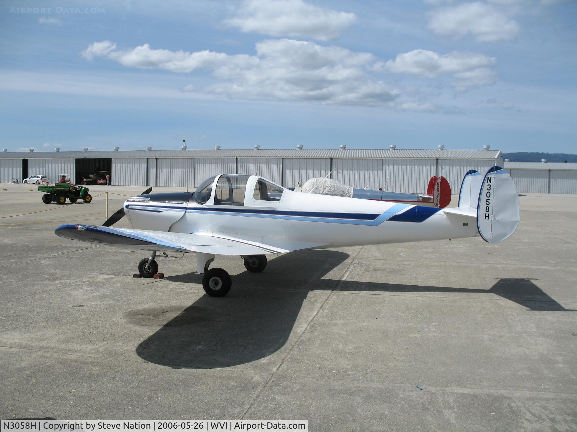N3058H, 1946 Erco 415C Ercoupe C/N 3683, 1946 Ercoupe 415-C @ Watsonville Municipal Airport, CA
