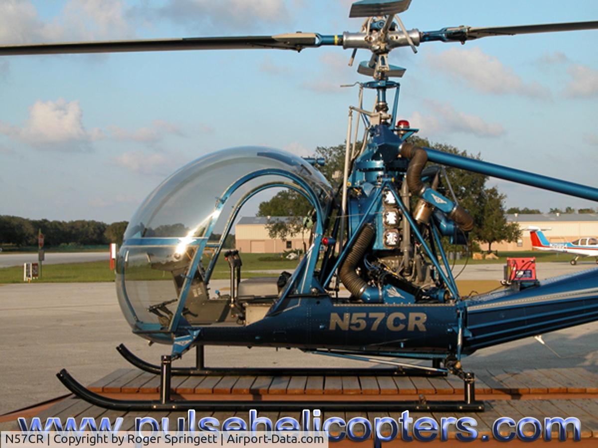 N57CR, 1956 Hiller OH-23C Raven C/N 909, Hiller UH-12 At Spruce Creek Daytona USA