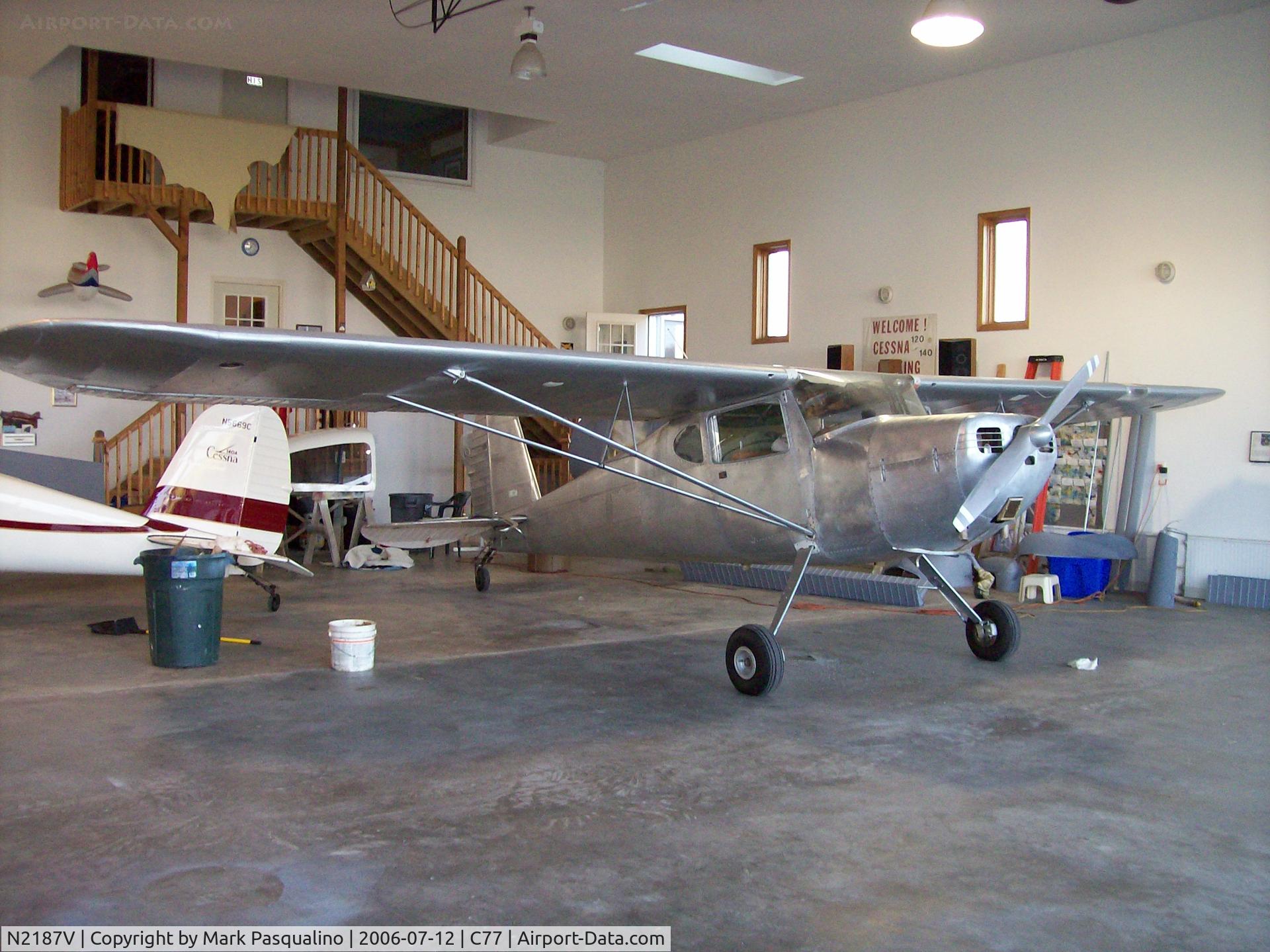 N2187V, 1948 Cessna 140 C/N 14416, Cessna 140