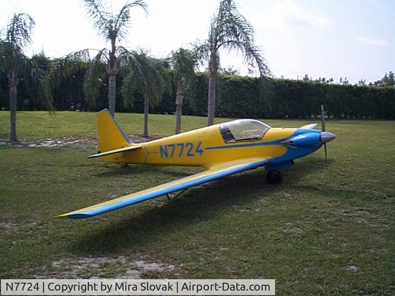 N7724, 1968 Sportavia-Putzer Fournier RF-4D C/N 4114, Mira Slovak's Fournier RF4D