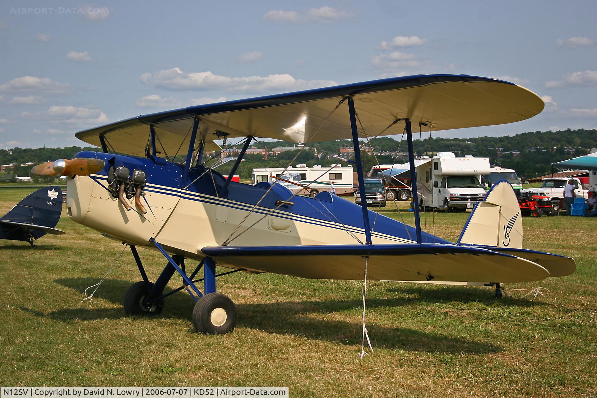 N12SV, 1947 Nord Stampe SV-4C C/N 418, N12SV at KD52.