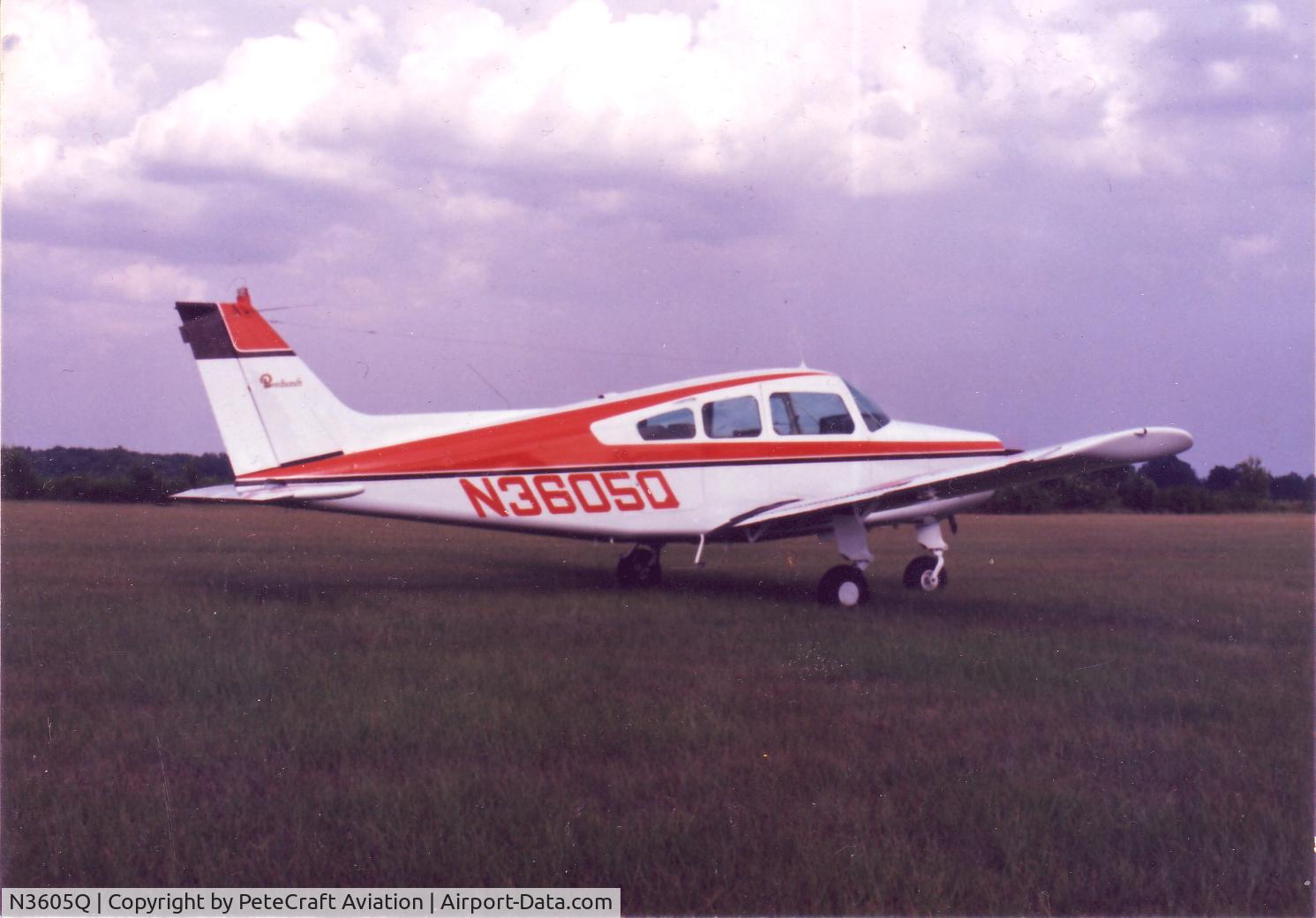N3605Q, 1967 Beech A23-24 Musketeer Super III C/N MA-205, N3605Q repainted by PeteCraft Aviation, Plains GA