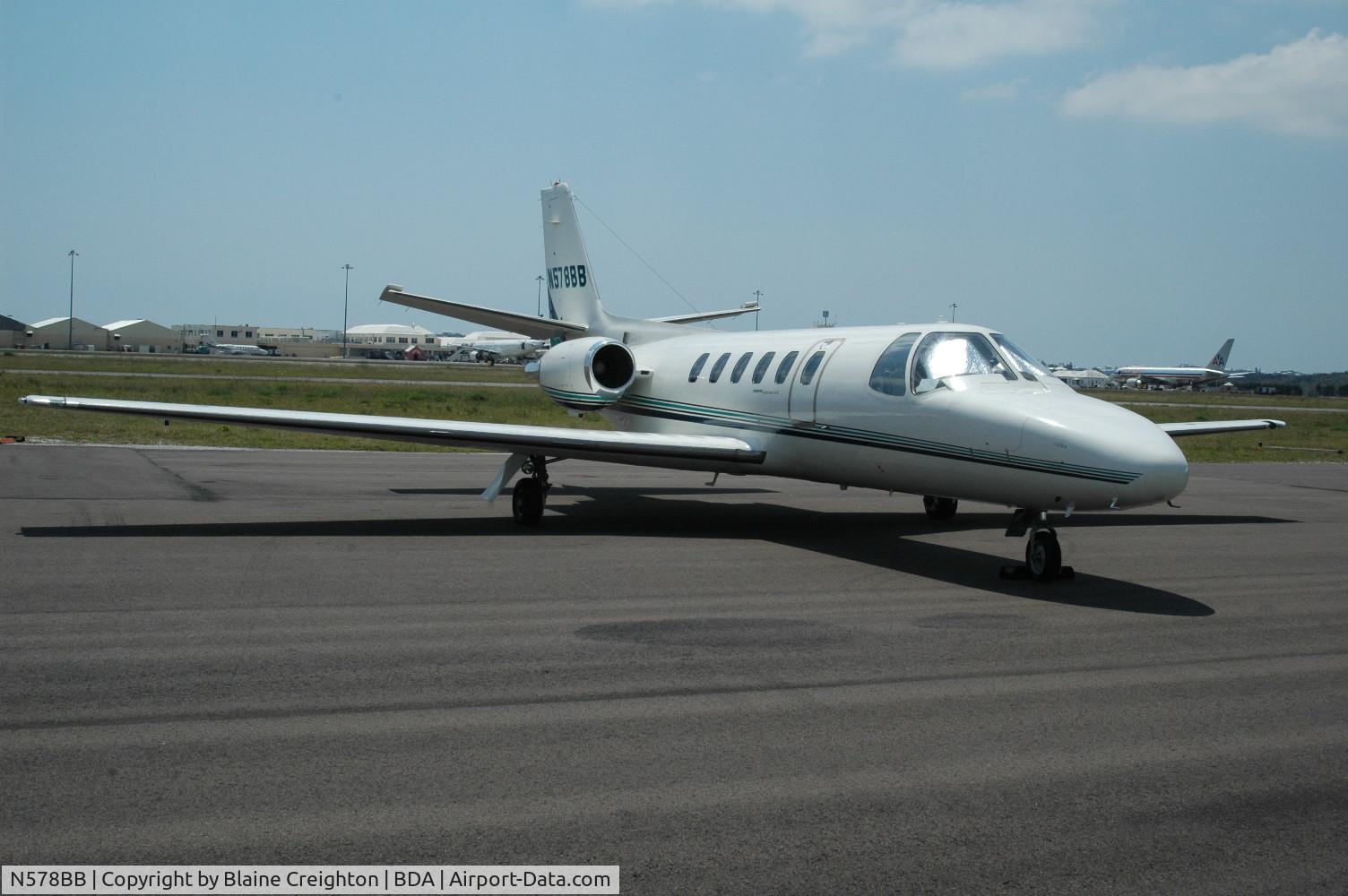 N578BB, 1985 Cessna S550 Citation IIS C/N S550-0037, N578BB in Bermda