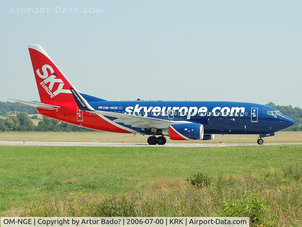 OM-NGE, 2006 Boeing 737-76N C/N 32676, Sky Europr