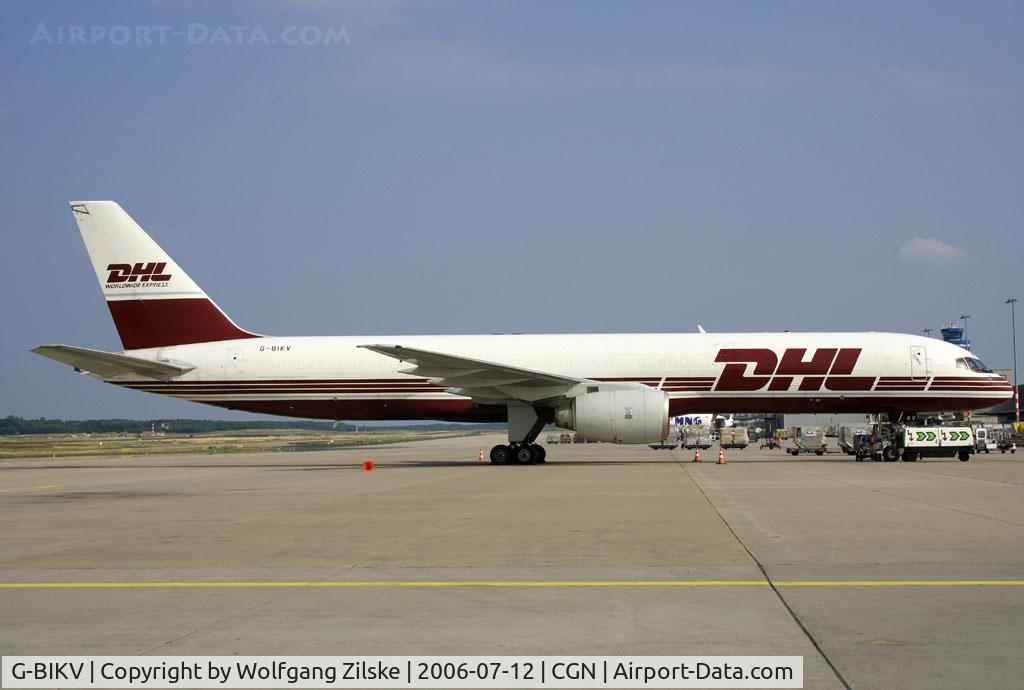 G-BIKV, 1985 Boeing 757-236 C/N 23400, freighter