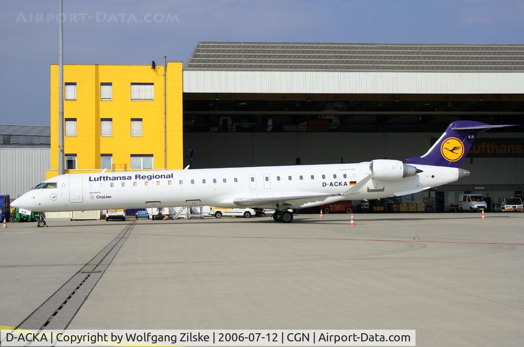 D-ACKA, 2006 Bombardier CRJ-900LR (CL-600-2D24) C/N 15072, first CRJ900 for CLH