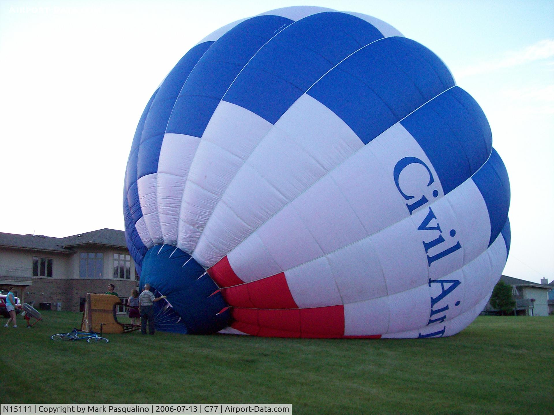 N15111, 2001 Firefly Balloons Inc FIREFLY 7-15 C/N F7-2010, Firefly 7-15