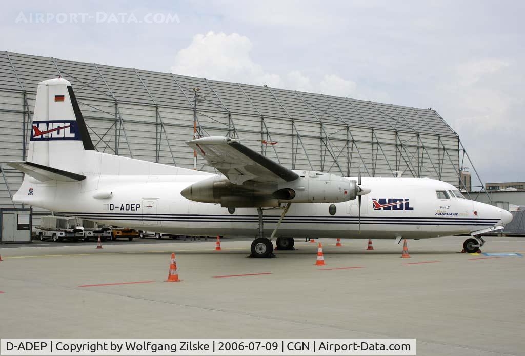 D-ADEP, 1967 Fokker F.27-600 Friendship C/N 10318, add 'Team Farnair Europe' sticker