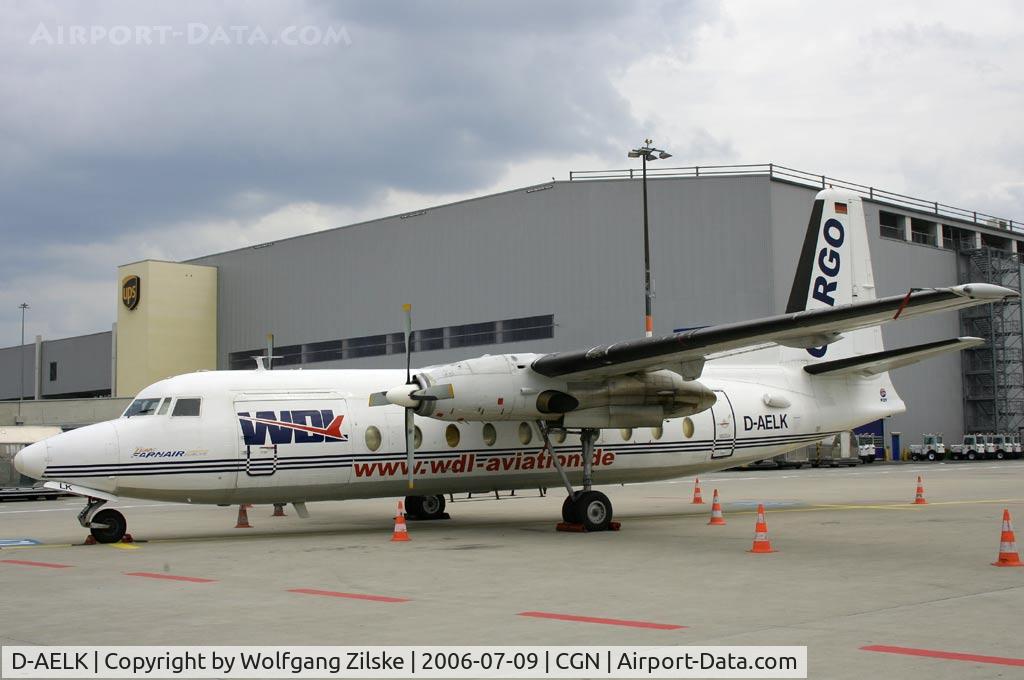 D-AELK, 1968 Fokker F.27-600 Friendship C/N 10361, add 'Team Farnair Europe' sticker