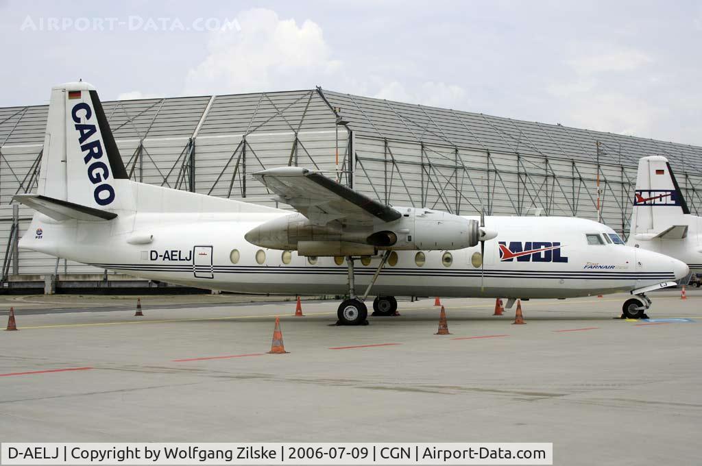 D-AELJ, 1967 Fokker F.27-600 Friendship C/N 10342, add 'Team Farnair Europe' sticker