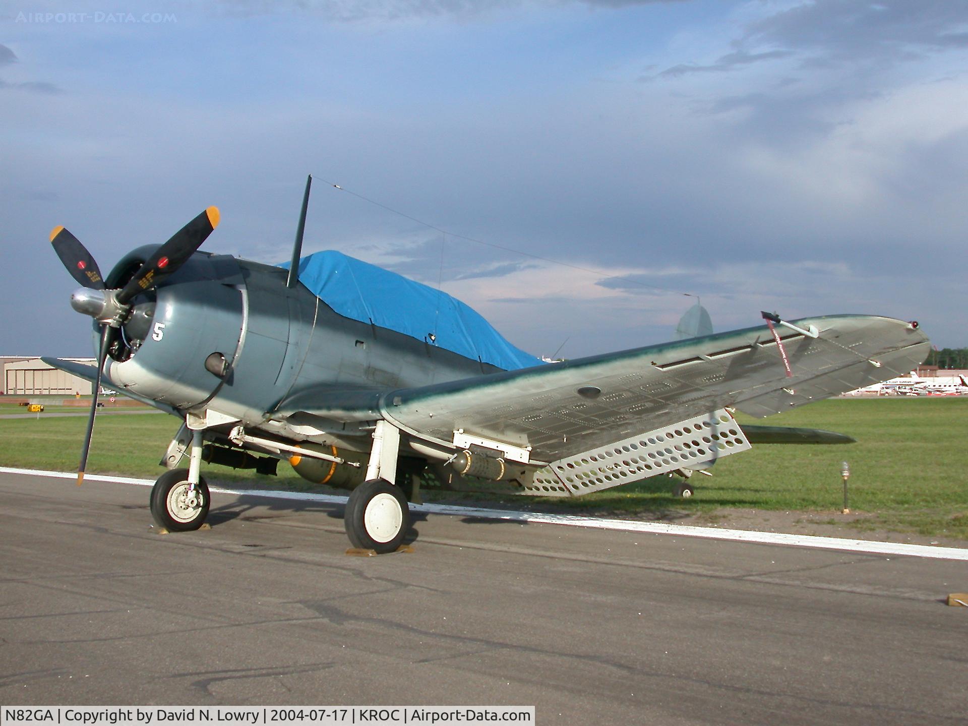 N82GA, Douglas SBD-5 Dauntless C/N 54532, N82GA at KROC.
