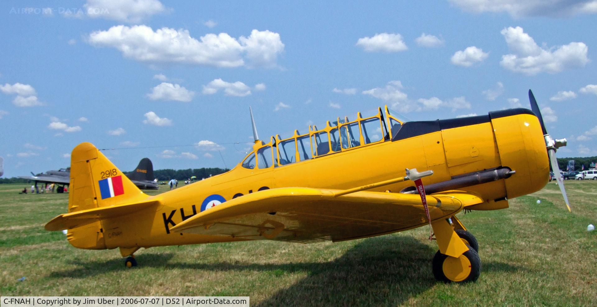 C-FNAH, 1941 Noorduyn AT-16 Harvard II C/N 66-2651, at the Geneseo show
