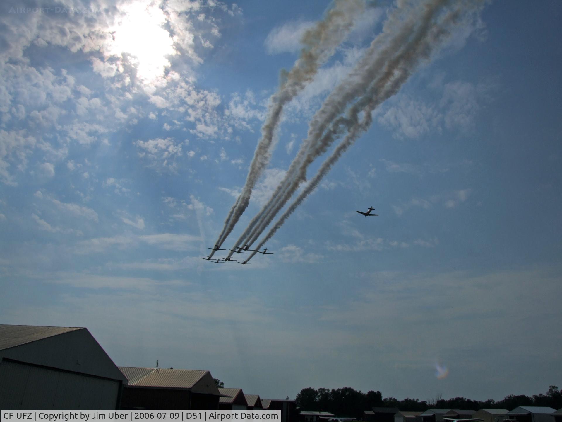 CF-UFZ, 1952 Canadian Car & Foundry T-6 Harvard Mk.4 C/N CCF4-112, Canadian Harvards pay a 