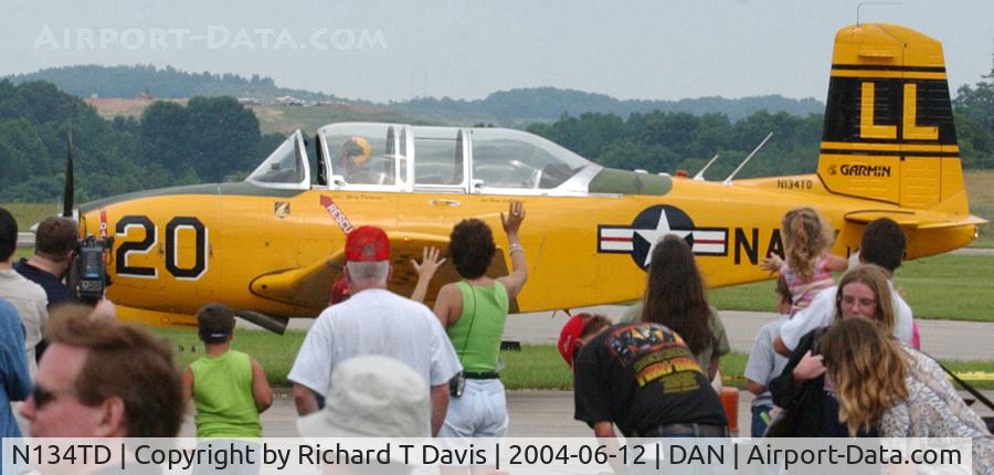 N134TD, Beech T-34B C/N BG-79, Beech T34B in Danville Va.