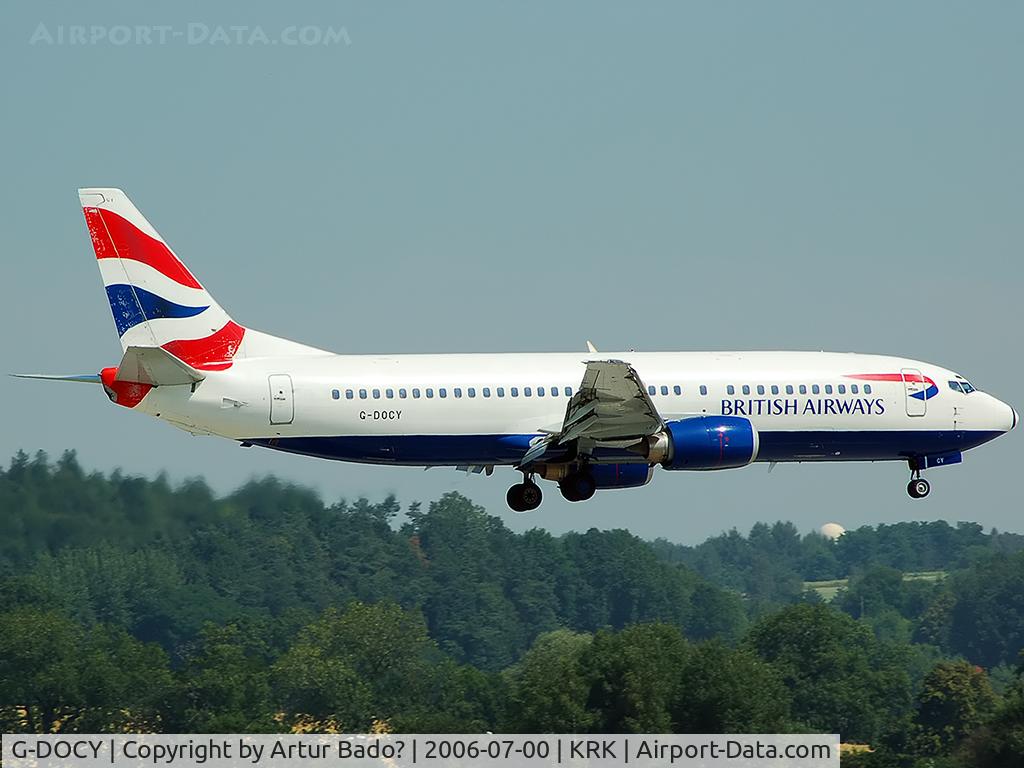 G-DOCY, 1993 Boeing 737-436 C/N 25844, British Airways