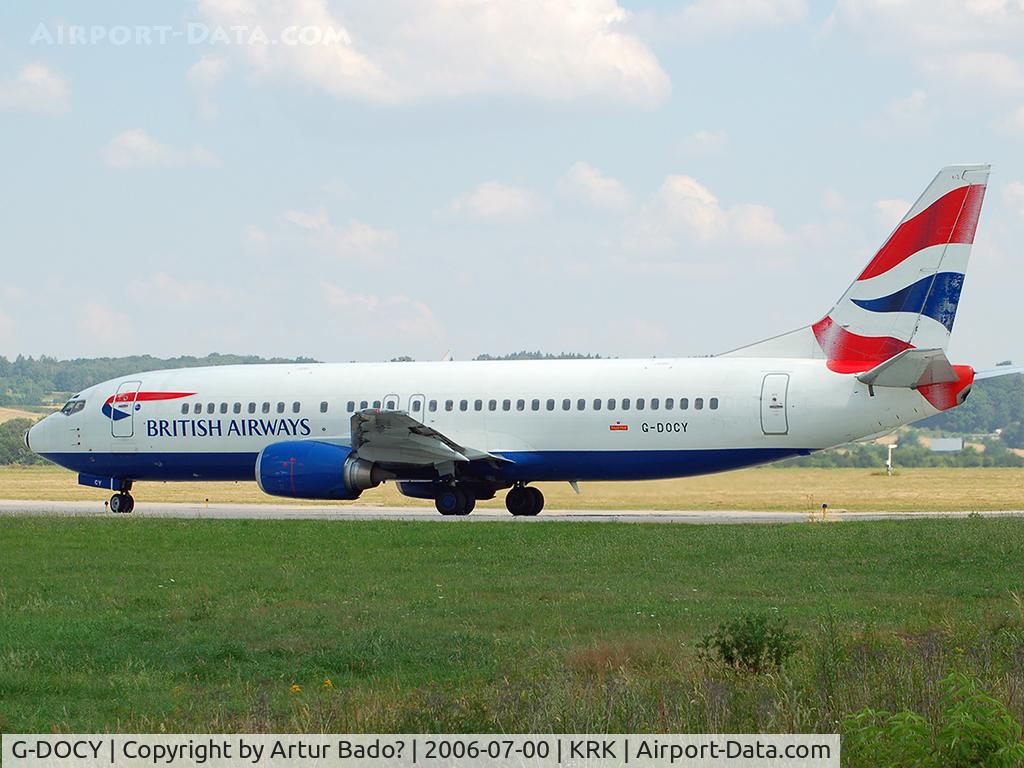 G-DOCY, 1993 Boeing 737-436 C/N 25844, British Airways