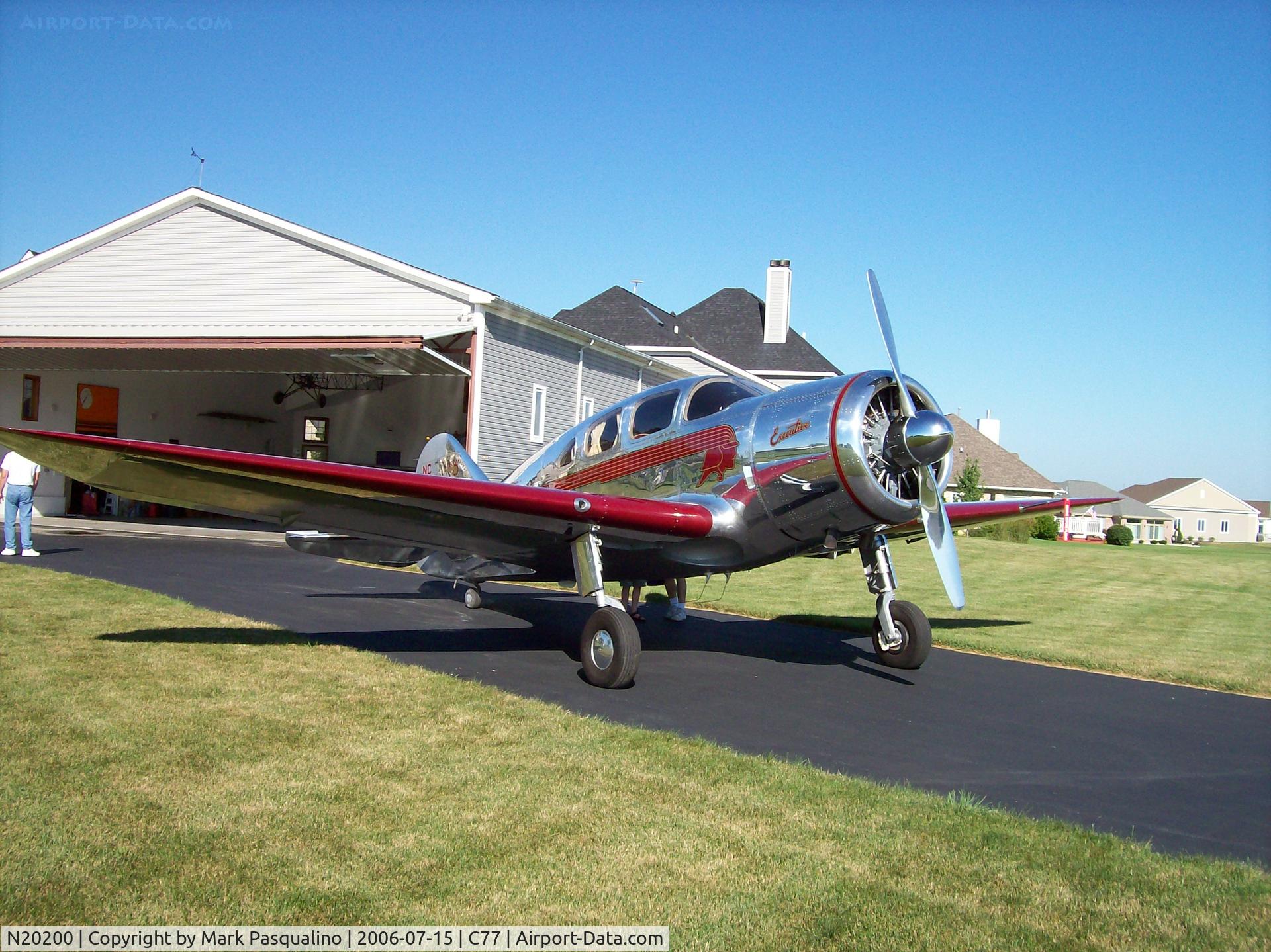 N20200, 1937 Spartan 7W Executive C/N 11, 1937 Spartan 7W