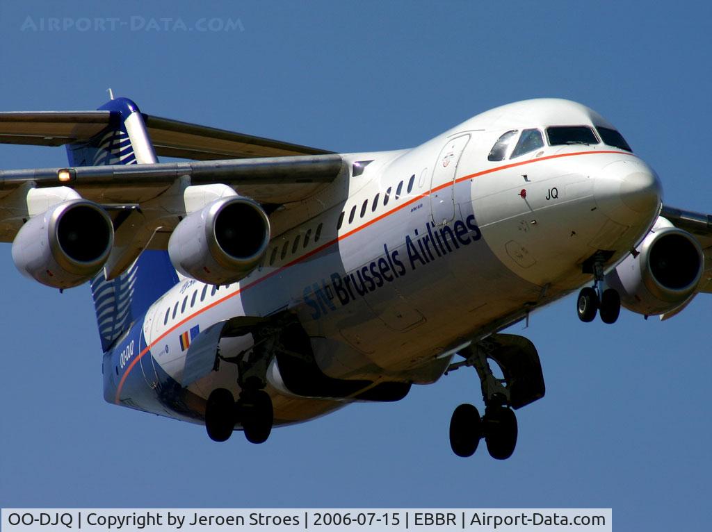 OO-DJQ, 1996 British Aerospace Avro 146-RJ85 C/N E.2289, 