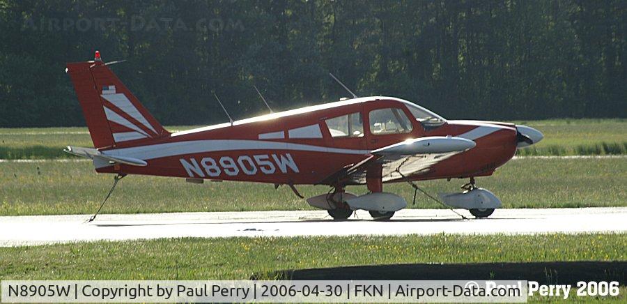 N8905W, 1964 Piper PA-28-235 C/N 28-10471, Soaking up some late afternoon sun