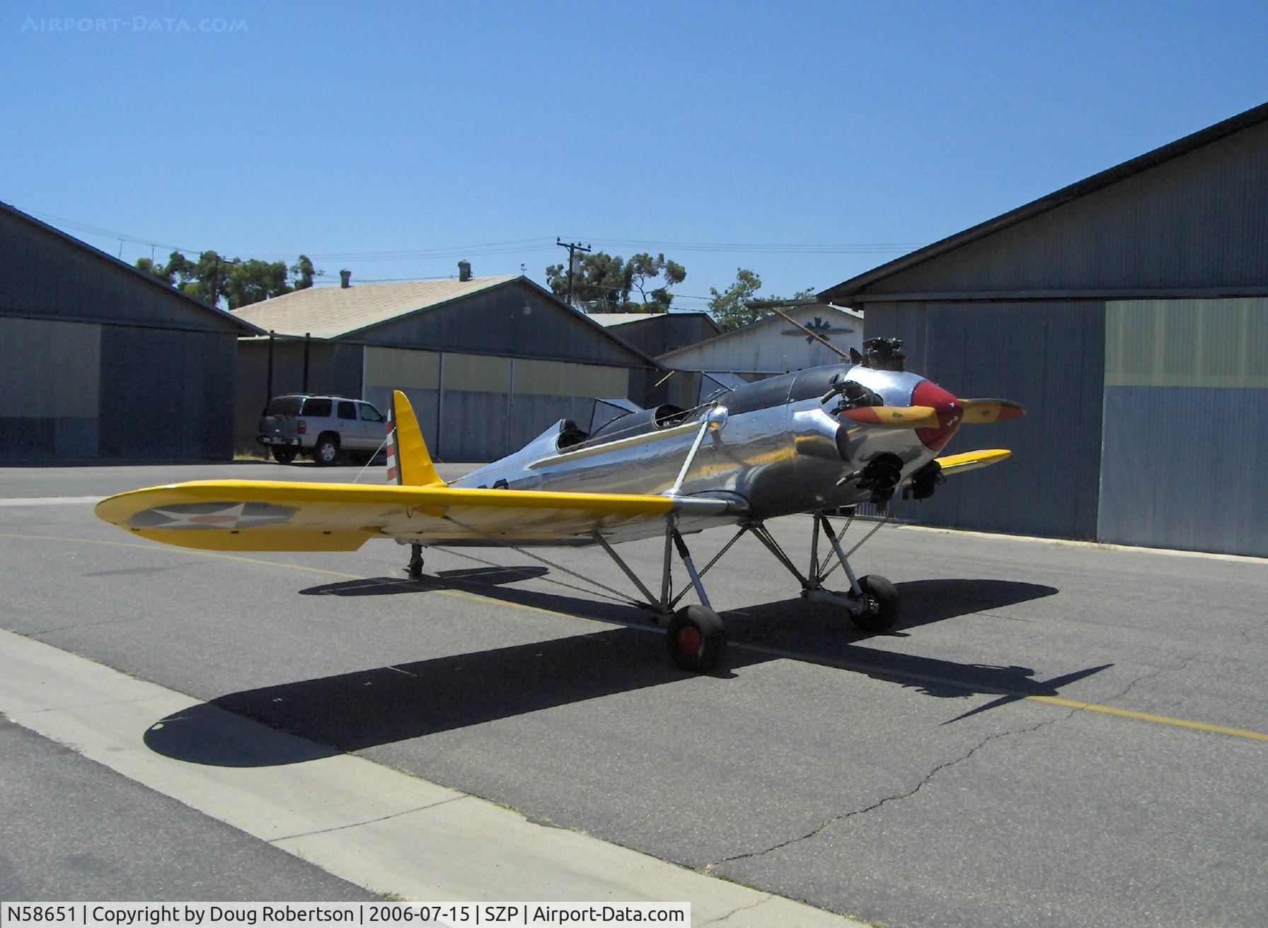 N58651, 1941 Ryan PT-22 Recruit (ST3KR) C/N 1426, 1941 Ryan Aeronautical ST-3KR as PT-22, Kinner R5 160 Hp