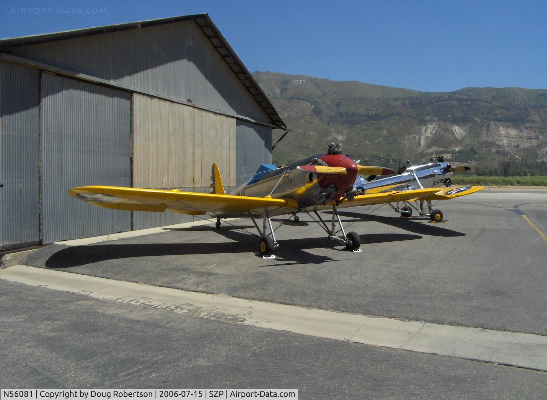 N56081, 1942 Ryan Aeronautical ST3KR C/N 1926, 1942 Ryan Aeronautical ST-3KR as PT-22, Kinner R5 160 Hp