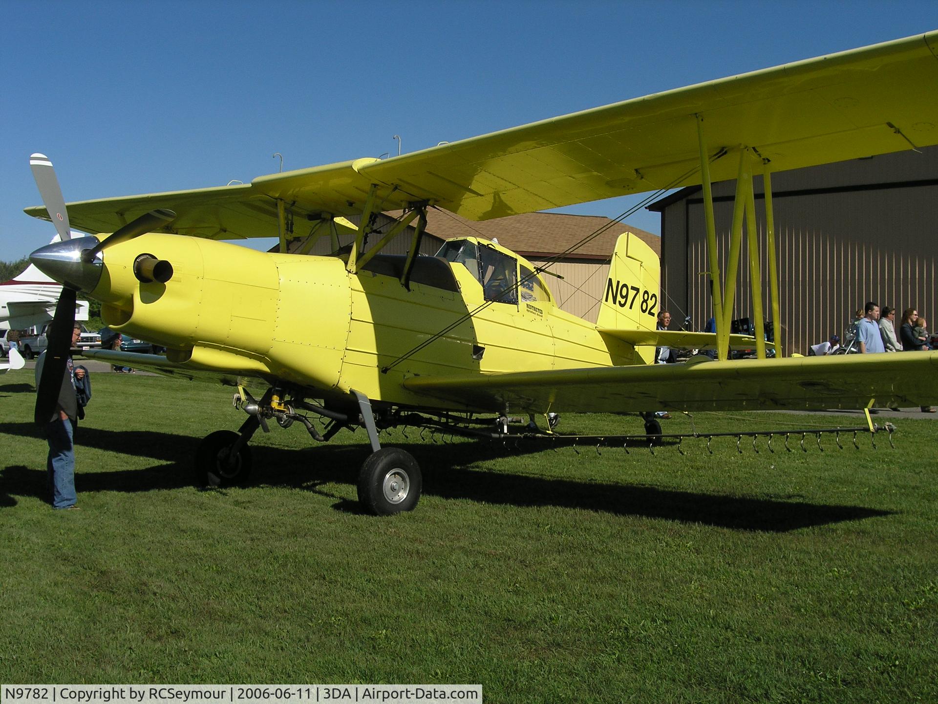 N9782, 1974 Grumman-Schweizer G-164A C/N 1261, Turbo prop crop duster