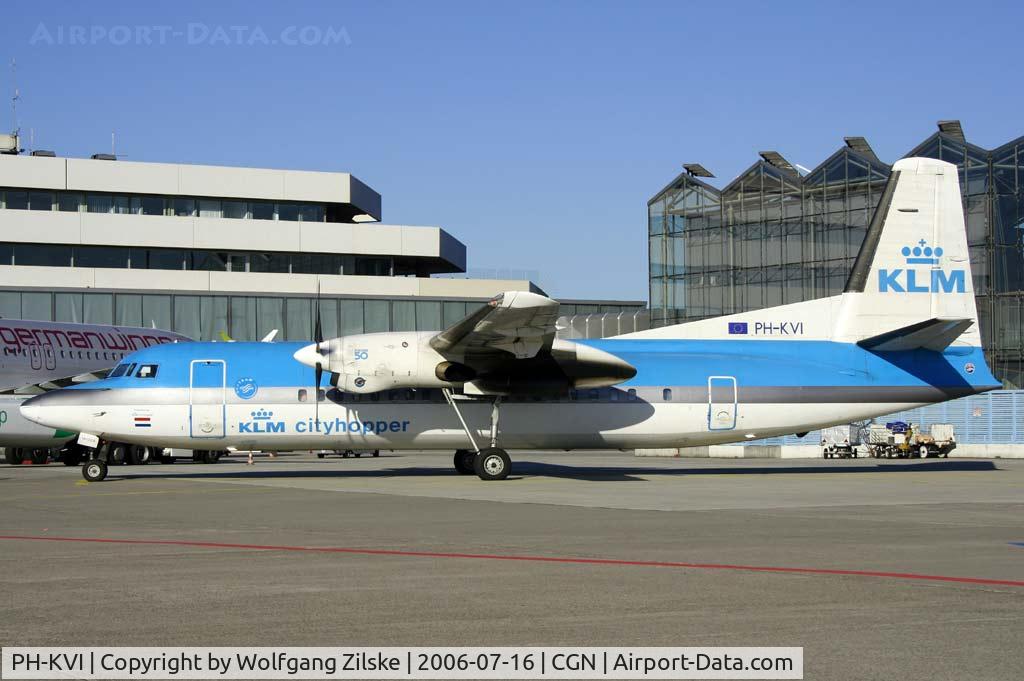 PH-KVI, 1991 Fokker 50 C/N 20218, visitor