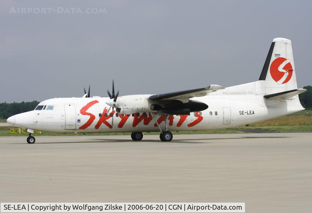 SE-LEA, 1987 Fokker 50 C/N 20116, FIFA 2006 visitor